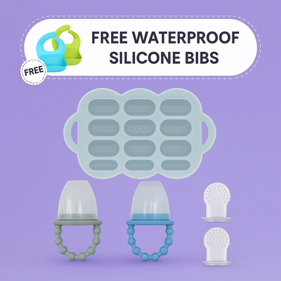 BABY FOOD FEEDERS WITH FREEZER TRAY