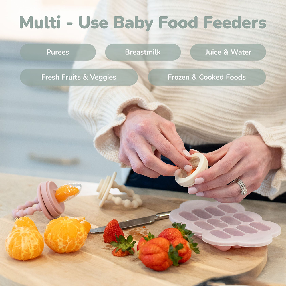 BABY FOOD FEEDERS WITH FREEZER TRAY